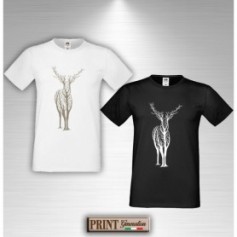 T-Shirt - DEER - CERVO RAMI