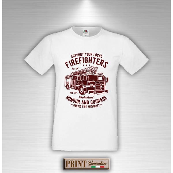 T-Shirt - FIRE FIGHTERS TRUCK