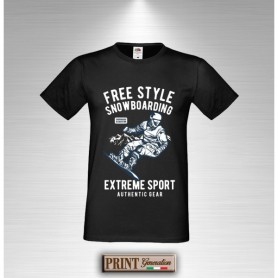 T-Shirt - FREE STYLE SNOWBOARDING