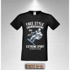 T-Shirt - FREE STYLE SNOWBOARDING