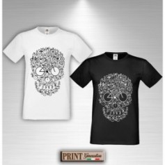 T-Shirt - SKULL BYCICLE - TESCHIO BICICLETTA