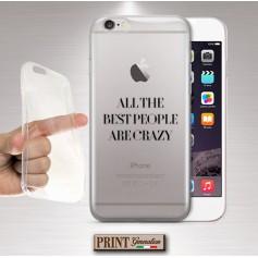 Cover - 'ALL THE BEST PEOPLE' trasparente FRASE cappellaio matto SAMSUNG