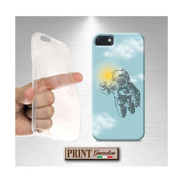 Cover - 'ASTRONAUT birds' astronauta cielo sole colori uccelli Iphone