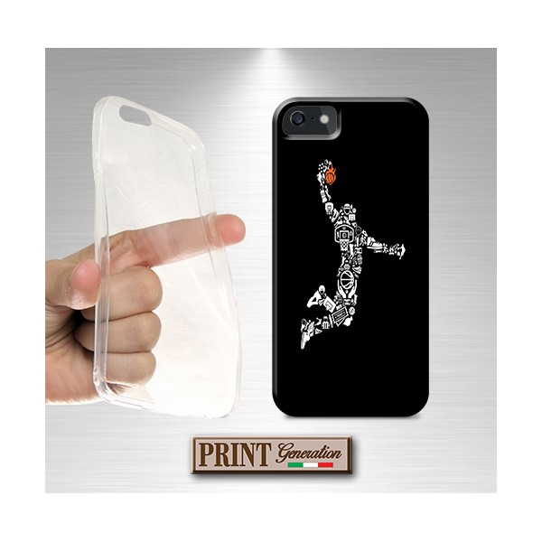 Cover - 'BASKETBALL elements solid' basket ball sports passione elementi nera HUAWEI