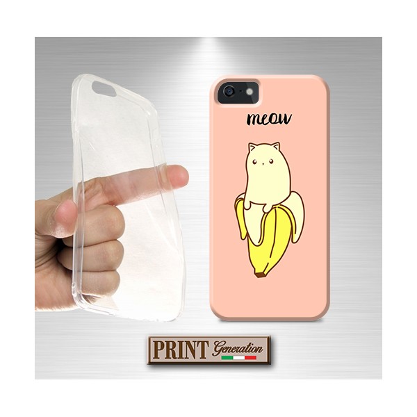 Cover - 'catnana solid' banana frutta carino gatto SAMSUNG