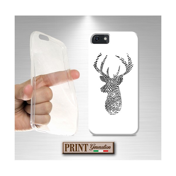 Cover - 'DEER print SOLID' cervo animali minimalista elegante SAMSUNG