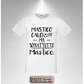 T-Shirt GRUPPO SANGUIGNO APERITIVO Maglietta Uomo Scritta Frase Divertente