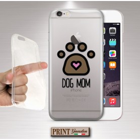 Cover - 'DOG MOM' trasparente cane carino mamma SAMSUNG