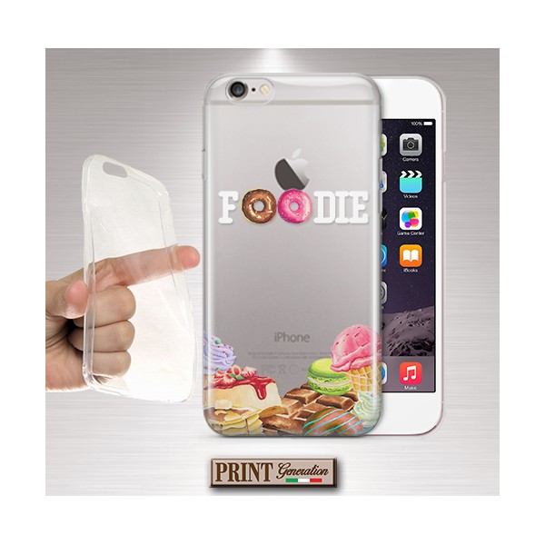 Cover - 'DOLCI foodie' dolci ciambelle carino trasparente SAMSUNG