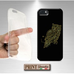 Cover - 'electric owl' elettrico gufo circuiti conessioni geek nerd HUAWEI