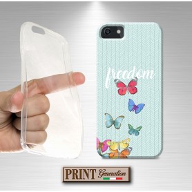 Cover - 'FARFALLE freedom' farfalle libertà carino donna delicato colorito HUAWEI