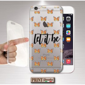 Cover - 'FARFALLE let it be' trasparente frasi farfalle delicato carino donna IPHONE