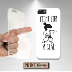 Cover - 'FIGHT LIKE A GIRL' karate frasi carino ragazza sports SAMSUNG