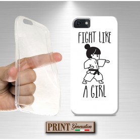 Cover - 'FIGHT LIKE A GIRL' karate frasi carino ragazza sports IPHONE