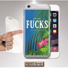 Cover - 'fiji parody full label' frasi divertenti carino tumblr aesthetic TRASPARENTE acqua piante tropicale fiore HUAWEI