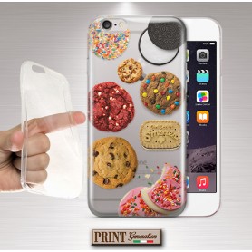 Cover - 'cookies close up' TRASPARENTE biscotti dolci colori confetti carino OREO divertente HUAWEI