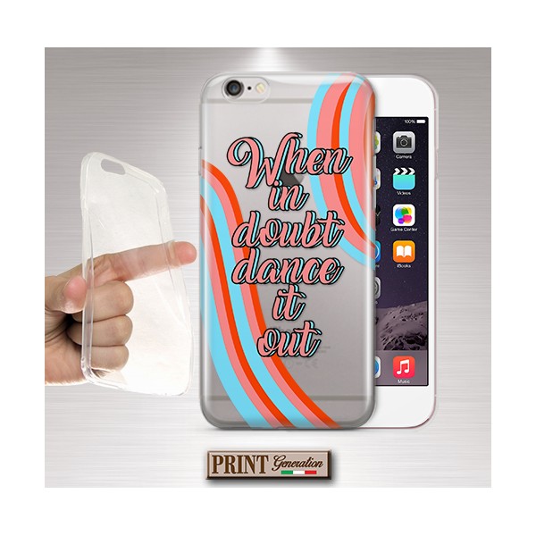 Cover - 'dance it out' TRASPARENTE ballare 70s hippie colori IPHONE