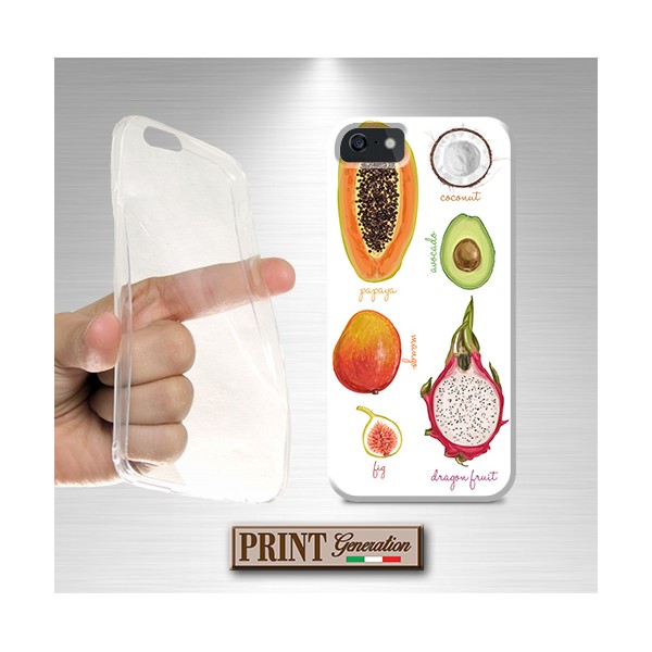 Cover - 'exotic fruits' frutti essotici mango papaya cocco carino colori frutta IPHONE