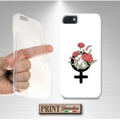 Cover - 'FEM symbol fiori' femminismo donna carino simbolo SAMSUNG