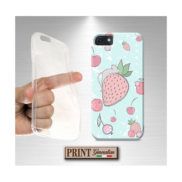 Cover - 'FRAGOLE doodle' frutta topo carino donna colorito scarabocchi fragola SAMSUNG