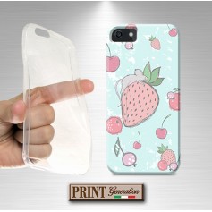 Cover - 'FRAGOLE doodle' frutta topo carino donna colorito scarabocchi fragola SAMSUNG