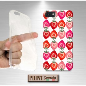 Cover - 'FRAGOLE pattern' frutta fragola carino colorito SAMSUNG