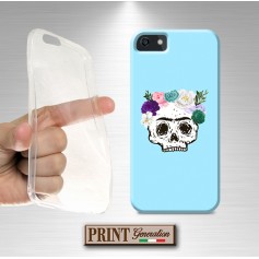 Cover - 'FRIDA SKULL' FIORI TESCHIO FRIDA KAHLO CARINO COLORITO catrina SAMSUNG