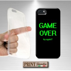 Cover - 'GAME OVER' videogiochi pixel frasi retro vintage 90s gamer SAMSUNG