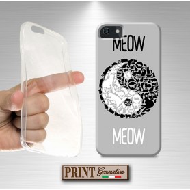 Cover - 'gattini yinyang' gatto carini yin yang grigio SAMSUNG