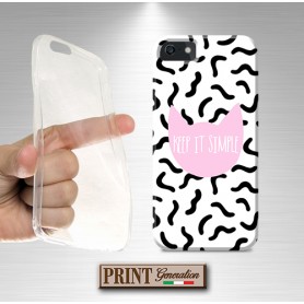 Cover - 'GATTINO keep it simple' gatto carino frasi donna minimalista SAMSUNG