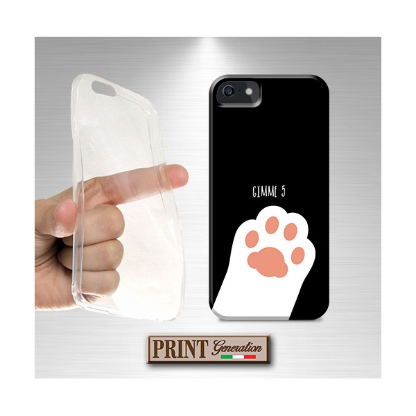 Cover - 'gimme 5 solid' zampa gatto carino nero tumblr HUAWEI