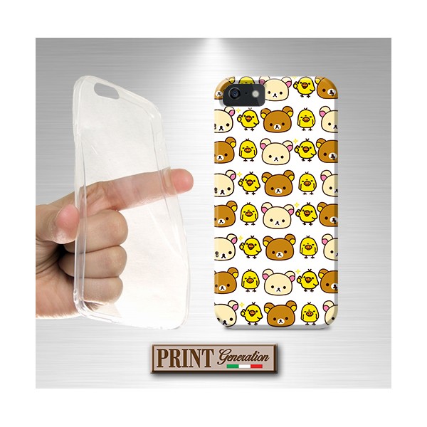 Cover - 'RILAKKUMA' personaggio fumetto carino giapponese orsetto orso pulcino SAMSUNG