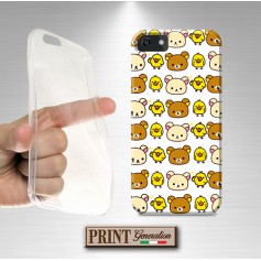 Cover - 'RILAKKUMA' personaggio fumetto carino giapponese orsetto orso pulcino HUAWEI