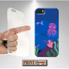 Cover - 'UNDERSEA SCENE' MARE CARINO PESCI POLIPO OCEANO COLORI HUAWEI