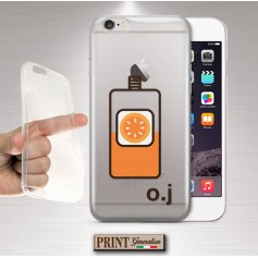 Cover - 'ORANGE JUICE' spremuta di arancia carino trasparente minimalista HUAWEI