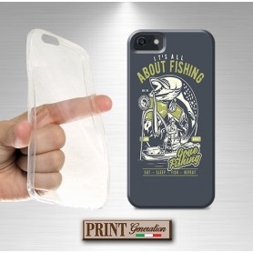 Cover - 'ts gone fishing' SPORT PESCA PESCI EFFETTO POSTER LETTERING GRIGIO SAMSUNG