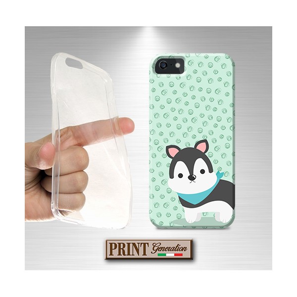 Cover - 'GOOD BOI HUSKY' cucciolo husky carino colori pastello cane HUAWEI