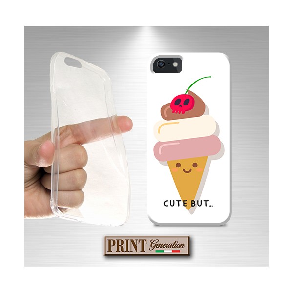 Cover - 'ICE CREAM cute but poisonous' GELATO CARINO TESCHIO DOLCI COLORI SAMSUNG