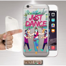 Cover - 'JUST DANCE trasparente' videogiochi danza gamer ballo SAMSUNG