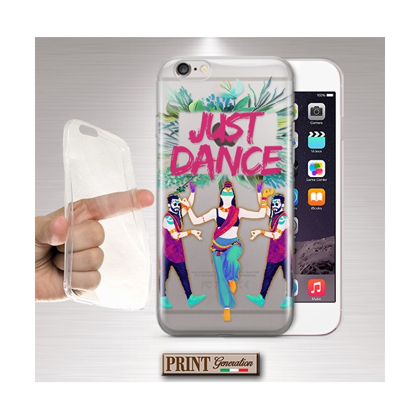 Cover - 'JUST DANCE trasparente' videogiochi danza gamer ballo SAMSUNG