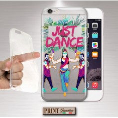 Cover - 'JUST DANCE trasparente' videogiochi danza gamer ballo SAMSUNG