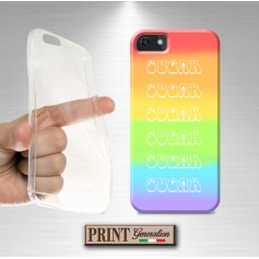 Cover - 'SUGAR SUGAR tie dye rainbow' ARCOBALENO CARINO COLORI musica 70S HIPPIE SAMSUNG