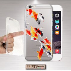 Cover - 'koi trasparente' pesci carino zen relax colori giapponese IPHONE