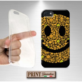 Cover - 'HAPPY FACE DETAILS' smiley elementi dark carino emoji XIAOMI