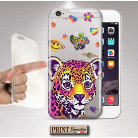 Cover - 'LISA FRANK STICKERS' TRASPARENTE colori 90s nostalgia SAMSUNG