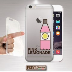 Cover - 'PINK LEMONADE' limonata rosa carino TRASPARENTE minimalista HUAWEI