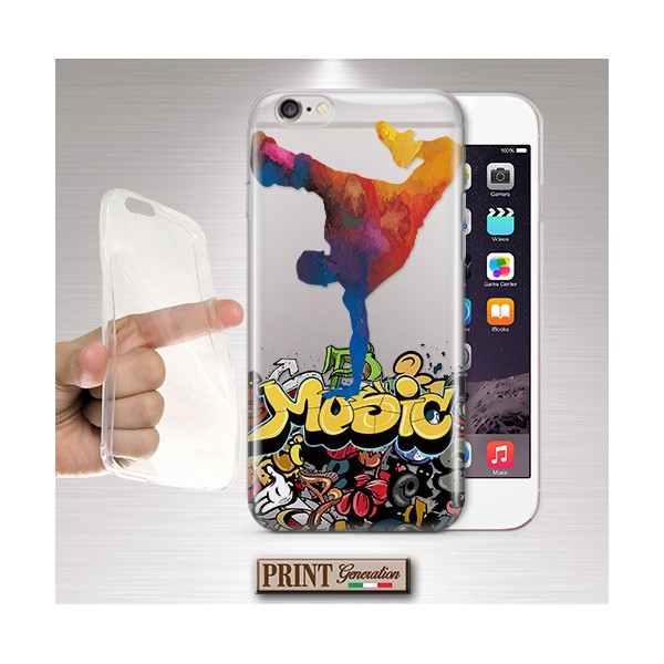 Cover - 'MUSICA graffiti dance' TRASPARENTE street art hip-hop danza breakdance ASUS ZENFONE