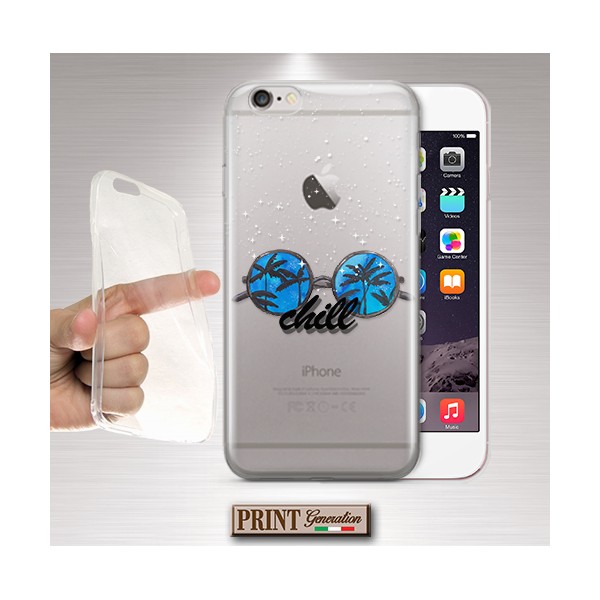 Cover - 'OCCHIALI chill' relax carino TRASPARENTE spiaggia tropicale vacanze IPHONE