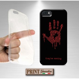 Cover - 'zombies ARE COMING solid' horror sangue the walking dead serie tv SAMSUNG