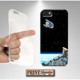 Cover - 'SCIFI PIXELS' SPAZIO 8BIT SCI-FI colori FANTASIA galassia SAMSUNG